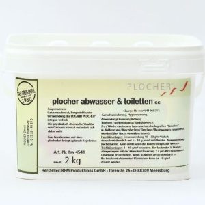 plocher abwasser & toiletten cc 2kg