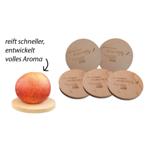 plocher holzuntersetzer mini 6er-Set Ø 9cm