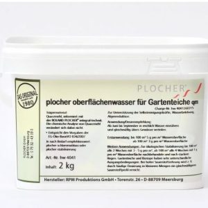 plocher oberflächenwasser für Gartenteiche 2kg