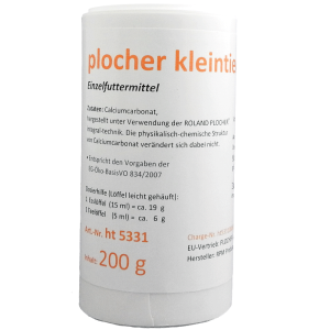 plocher kleintiere - Einzelfuttermittel 200g